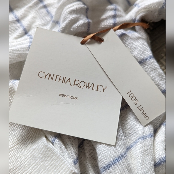 Cynthia Rowley linen hooded cardigan XL - Picture 3 of 3